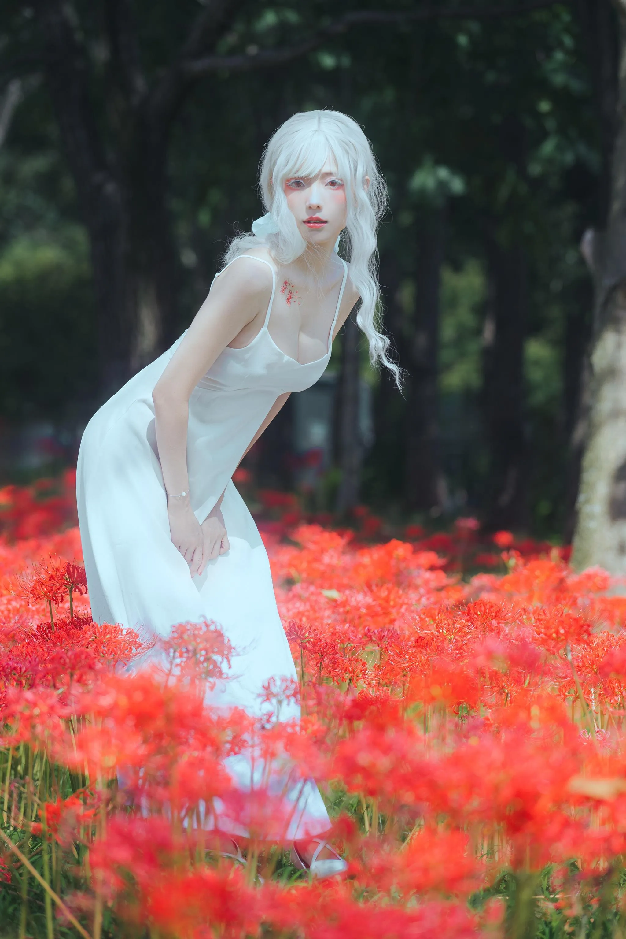 ElyEE子 – NO.129 23年10月订阅-B-White spider lily 白瓷彼岸 [27P]插图4